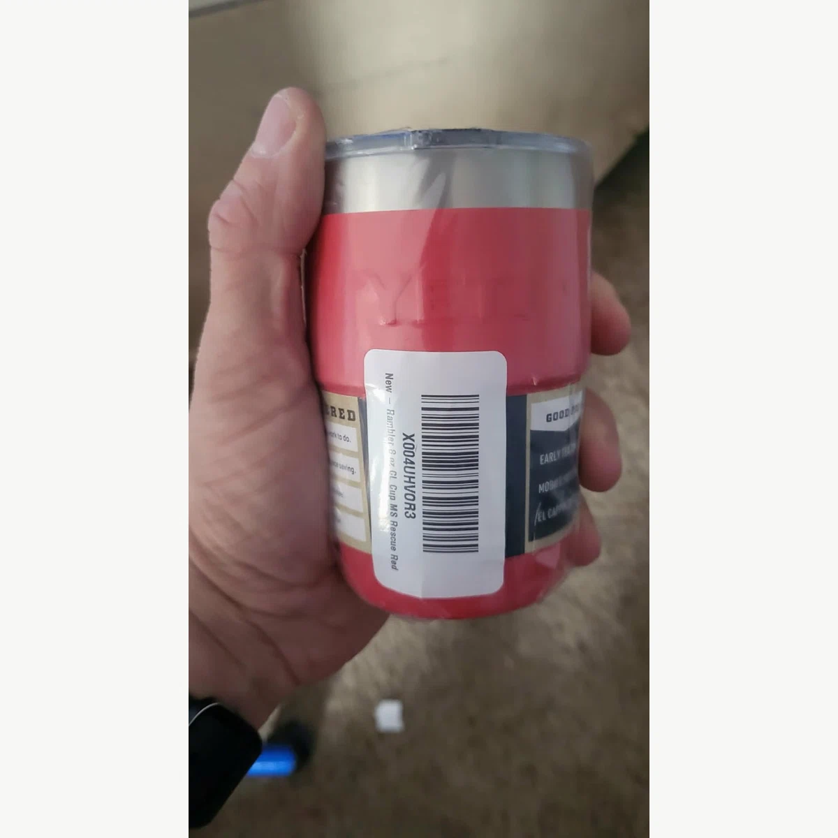 Schöner Becher, aber Deckel fummelig