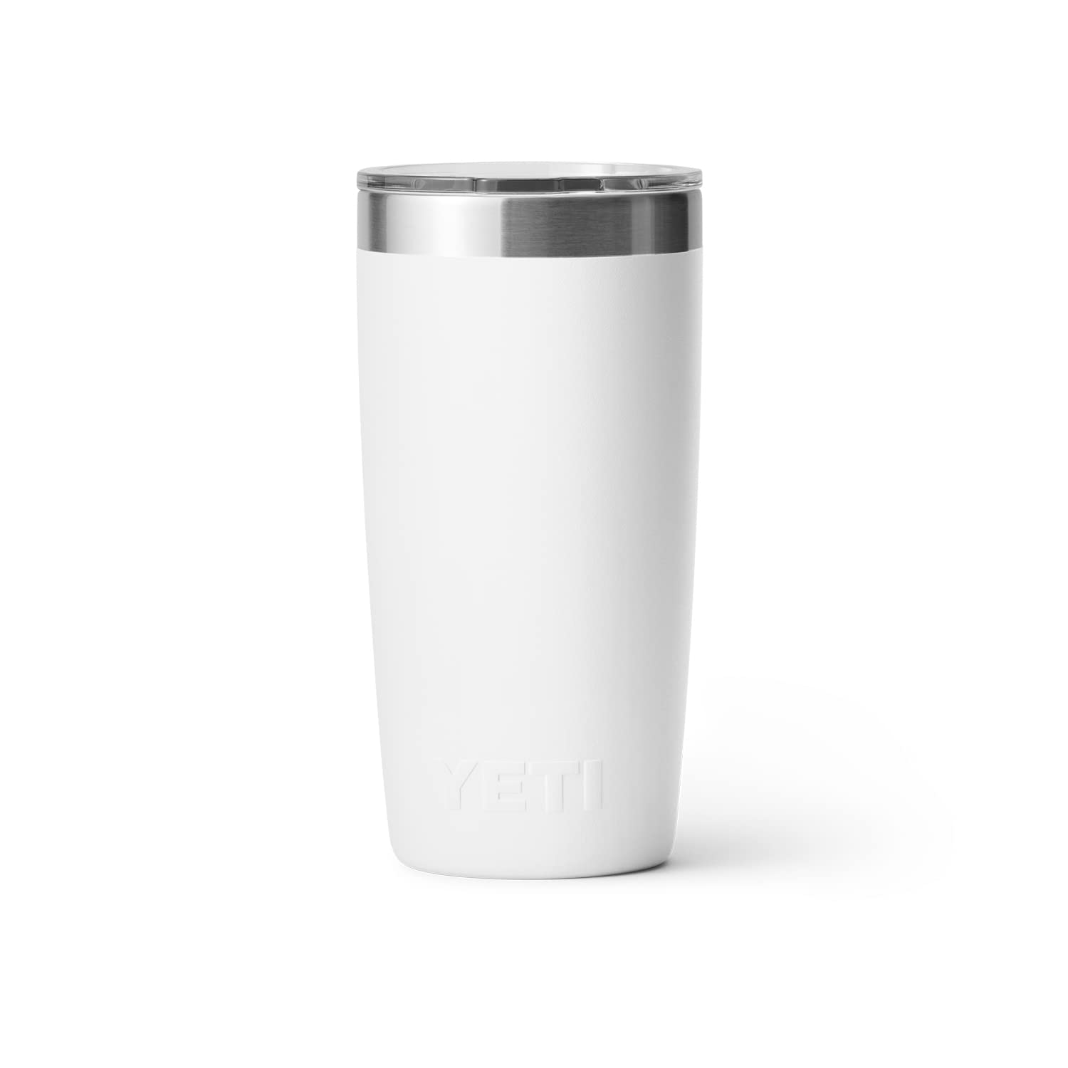 YETI Rambler Tumbler 10 oz – Edelstahl, vakuumisoliert mit MagSlider Deckel, Weiß