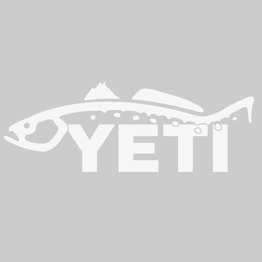 YETI Sportsman Window Decal – Aufkleber für Auto, Boot & ATV (Weiß, 17,8 cm)