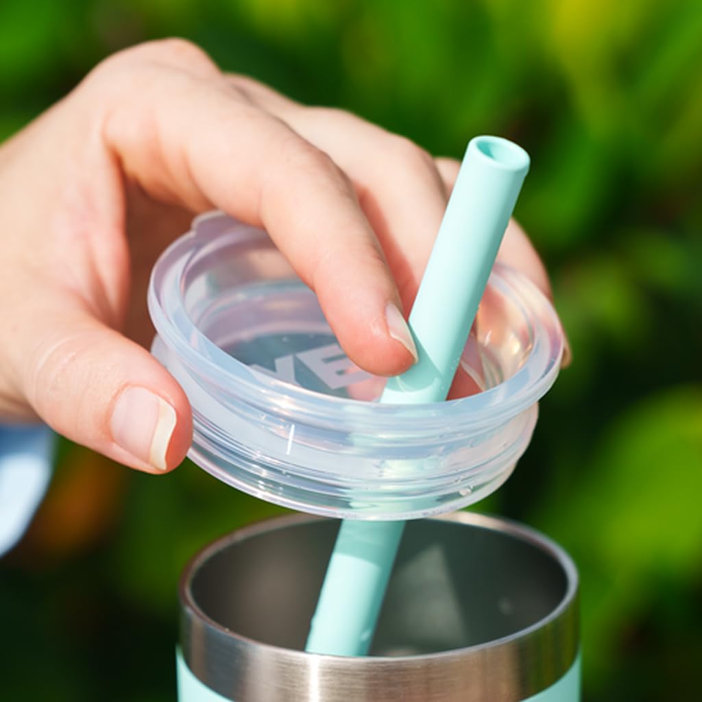 YETI Rambler Silikon-Strohhalmdeckel einstellbar – Tropfsicher, Spülmaschinenfest, BPA-frei, Kompatibel mit R10 Jr Tumbler, R8 Stackable, R10 Weinglas