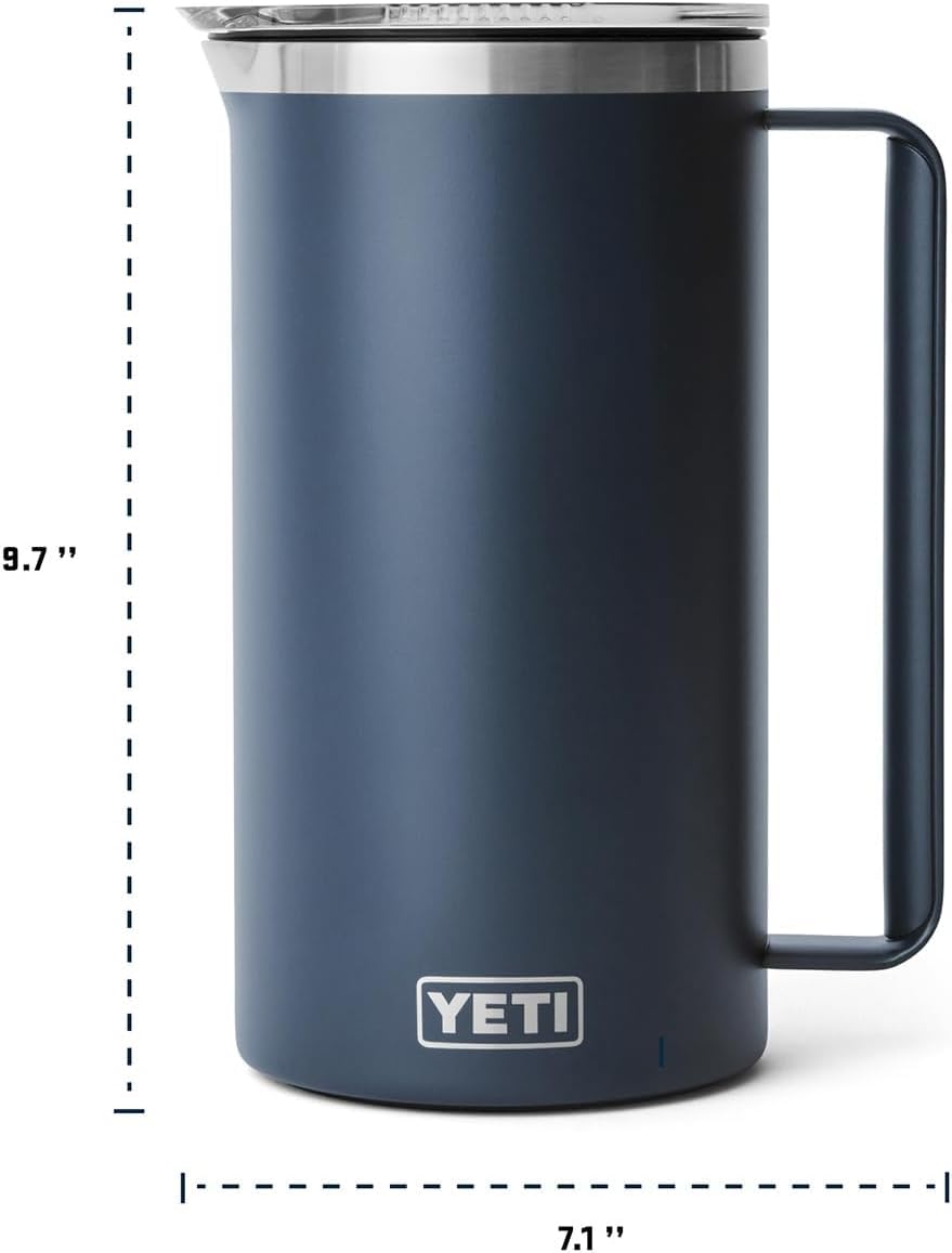 YETI Rambler 64 oz Krug, vakuumisoliert, Edelstahl mit MagSlider Deckel, Seestein