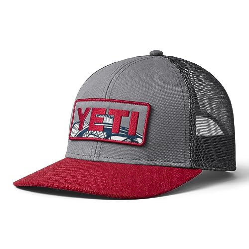 YETI Bass Badge Mid Pro Trucker Hat, Schwarz