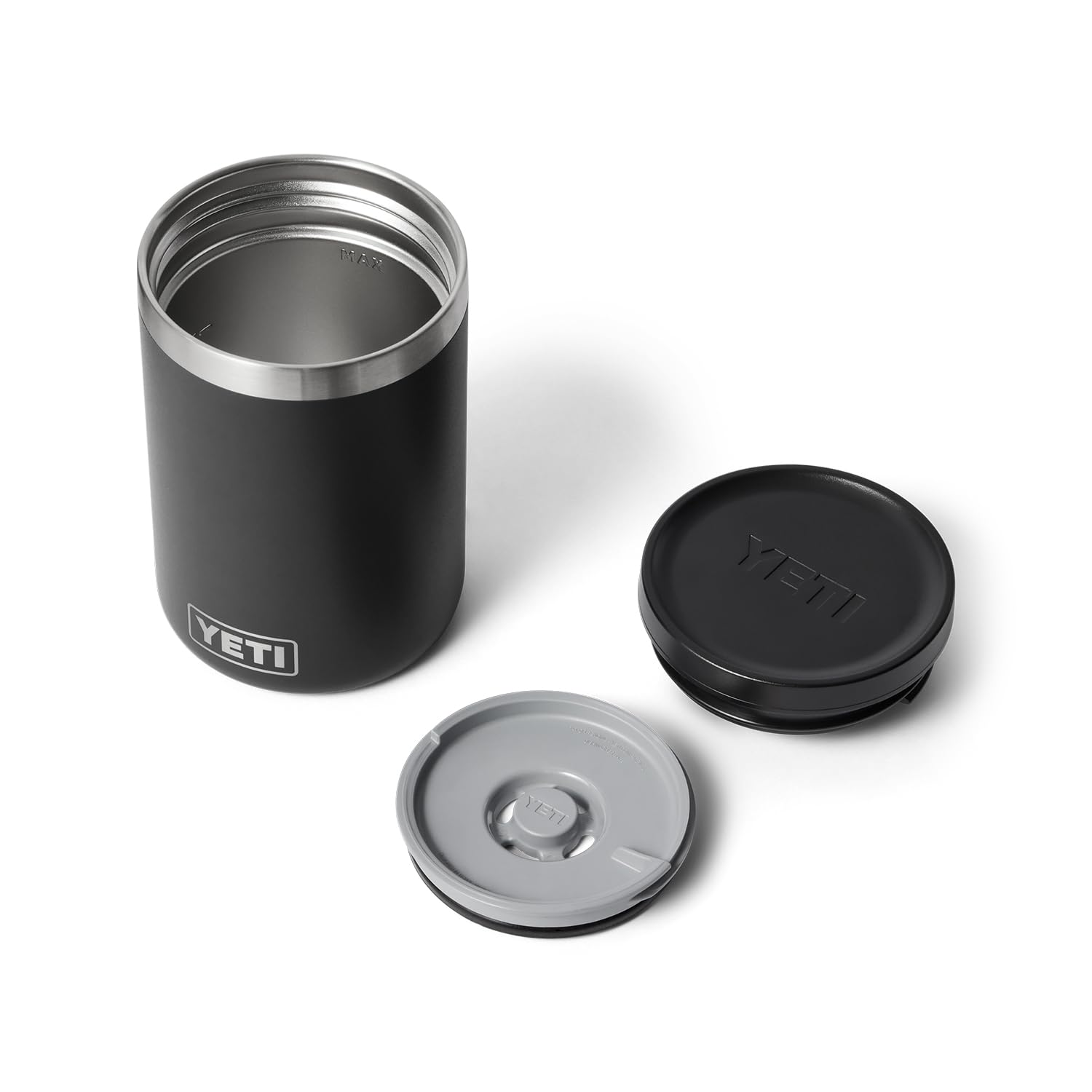 YETI Rambler 16 oz Food Jar – Vakuumisolierter Edelstahl-Behälter mit luftdichtem Deckel, Schwarz