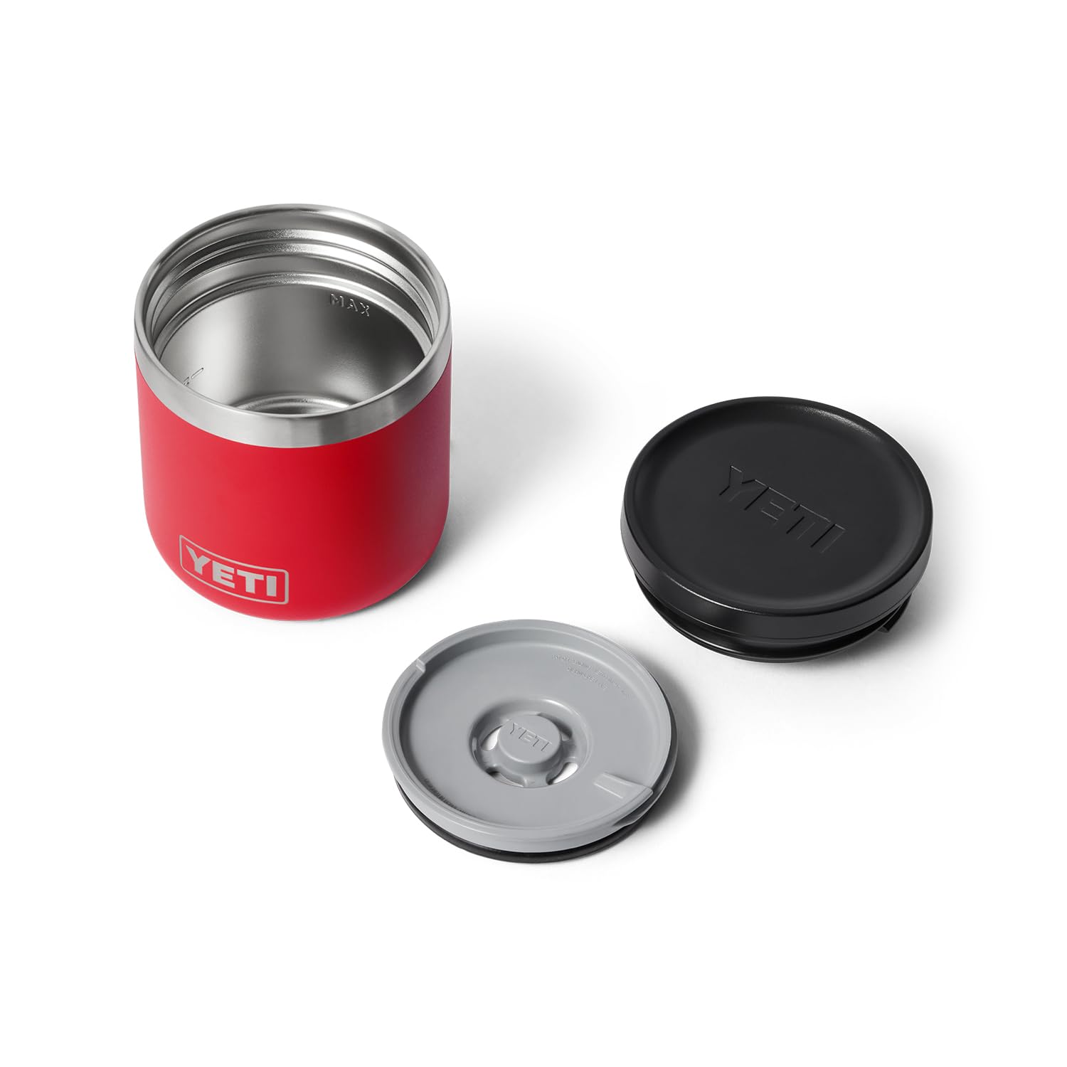 YETI Rambler 8 oz Food Jar & Daytrip 6L Isolierte Kühltasche Bundle, Rescue Red