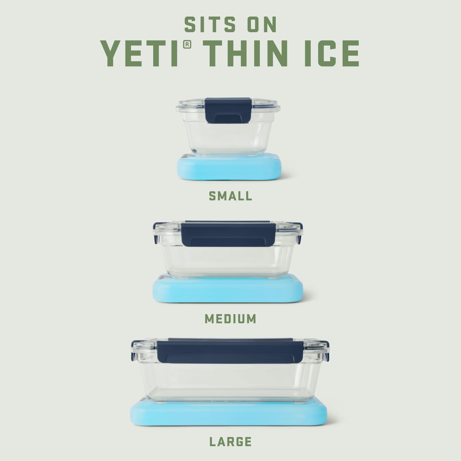 YETI Großer Vorratsbehälter aus Kunststoff, BPA-frei, auslaufsicher, mikrowellen-, gefrier- und spülmaschinengeeignet