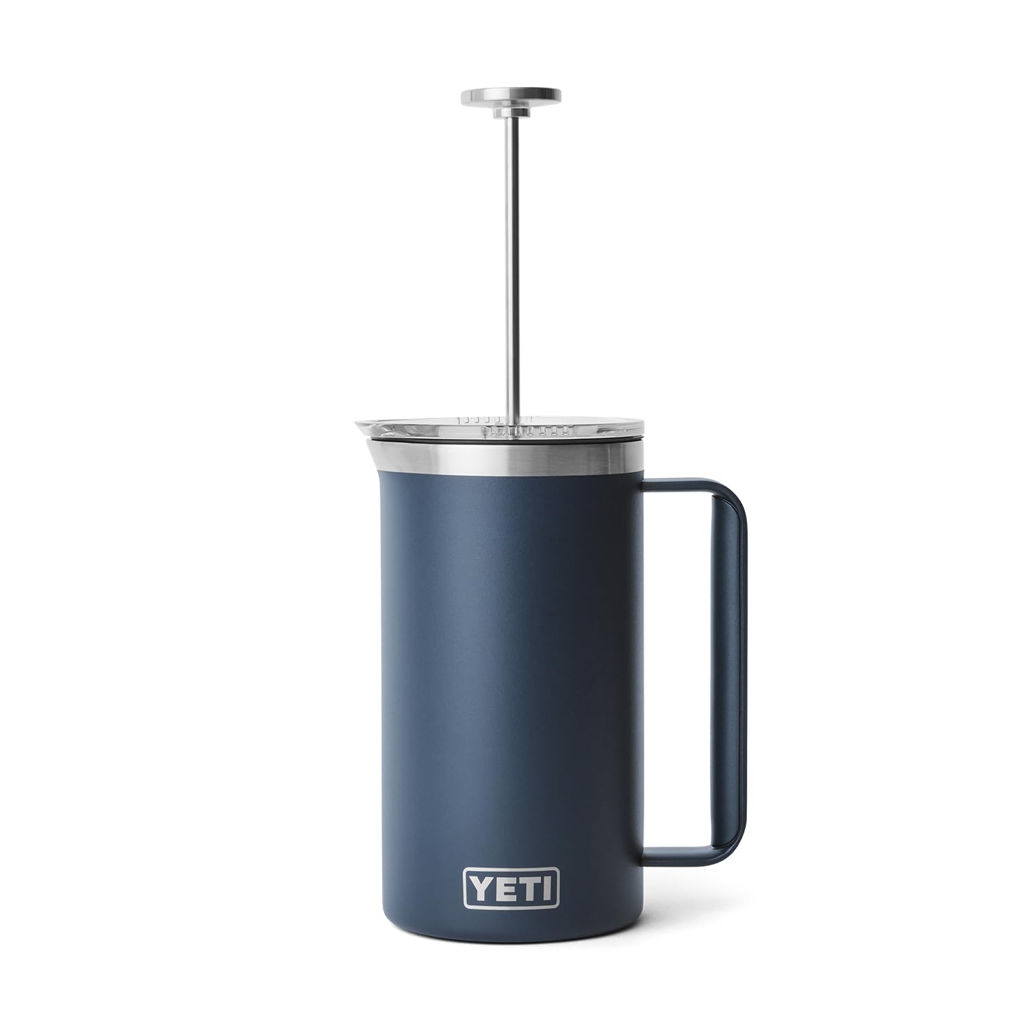 YETI Rambler 34 oz French Press Kaffeemaschine mit GroundsControl Filter, Navy