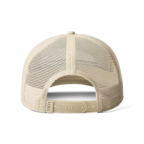 YETI Turkey Feather Mid Pro Trucker Cap, Sand