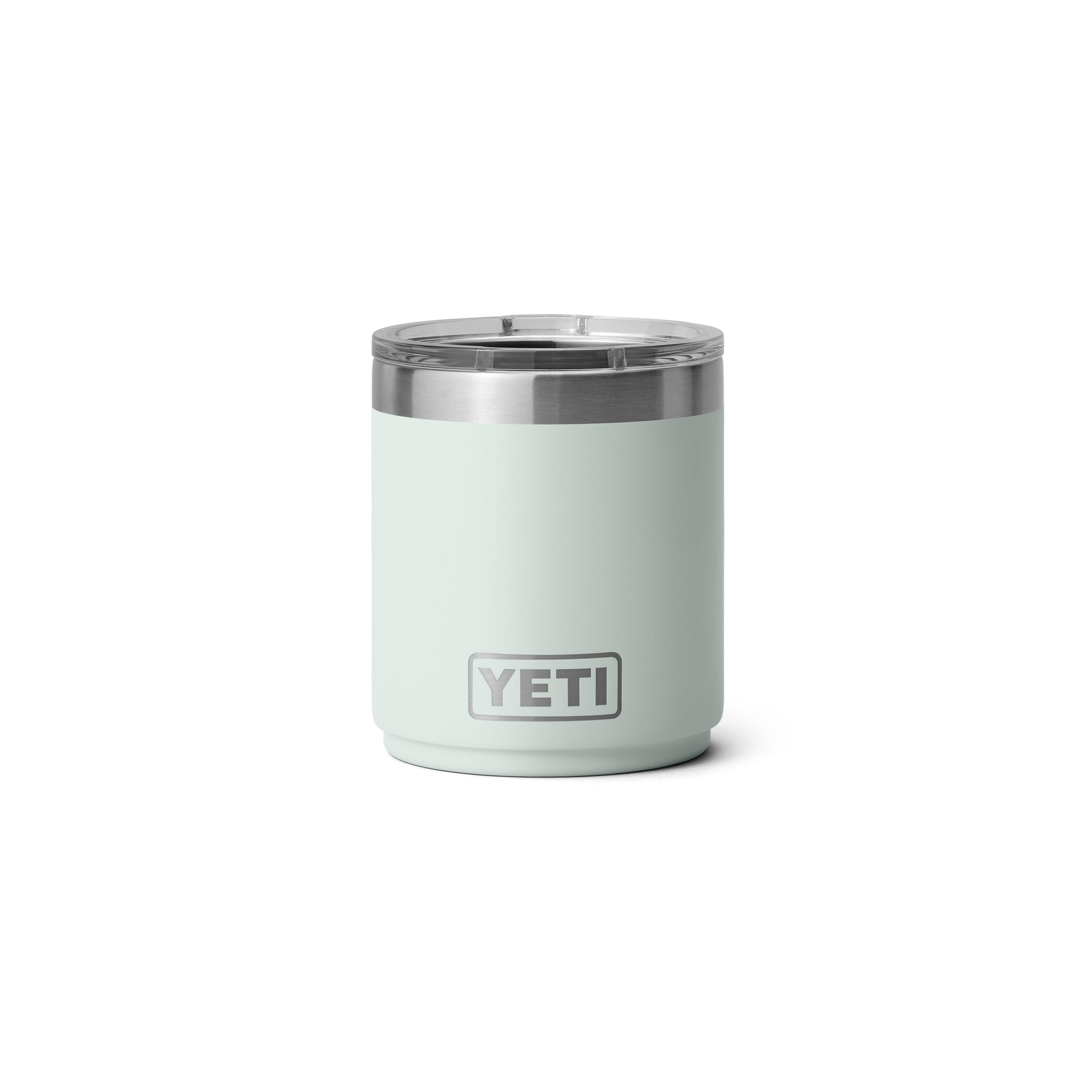 YETI Rambler 10 oz Keramikbeschichteter Lowball 2.0, Vakuumisoliert mit MagSlider Deckel, Sea Stone