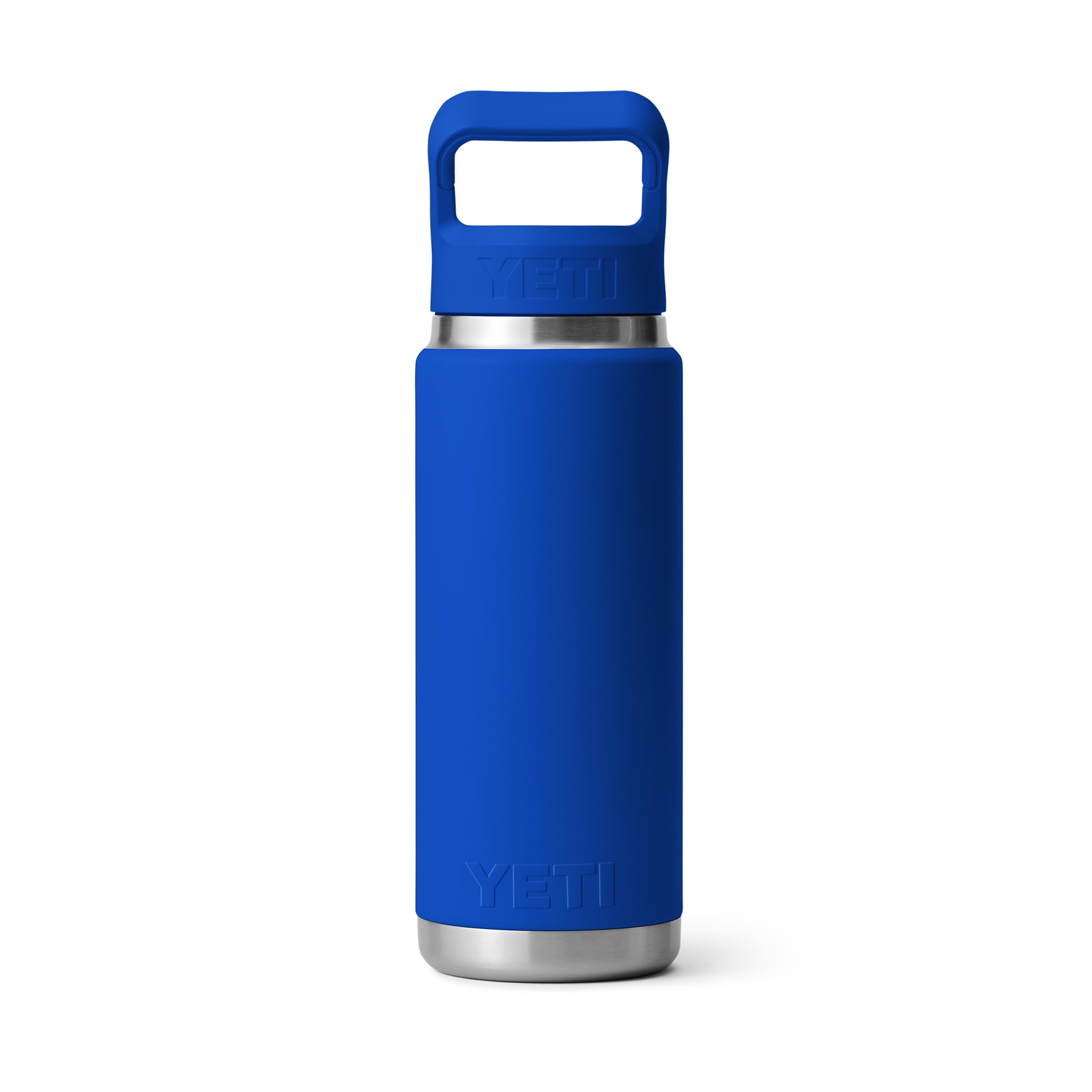 YETI Rambler 26 oz Flasche, vakuumisoliert, Edelstahl mit farblich passendem Strohhalmdeckel