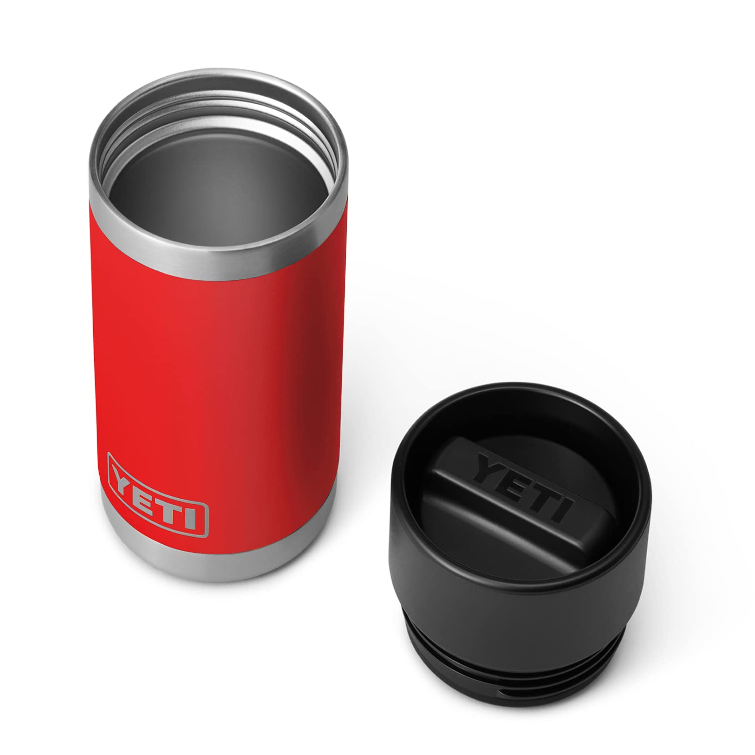 YETI Rambler Flasche 12 oz – Edelstahl, vakuumisoliert mit Hot Shot Cap