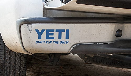 YETI Built for The Wild Fensteraufkleber – 15,9 x 6,9 cm
