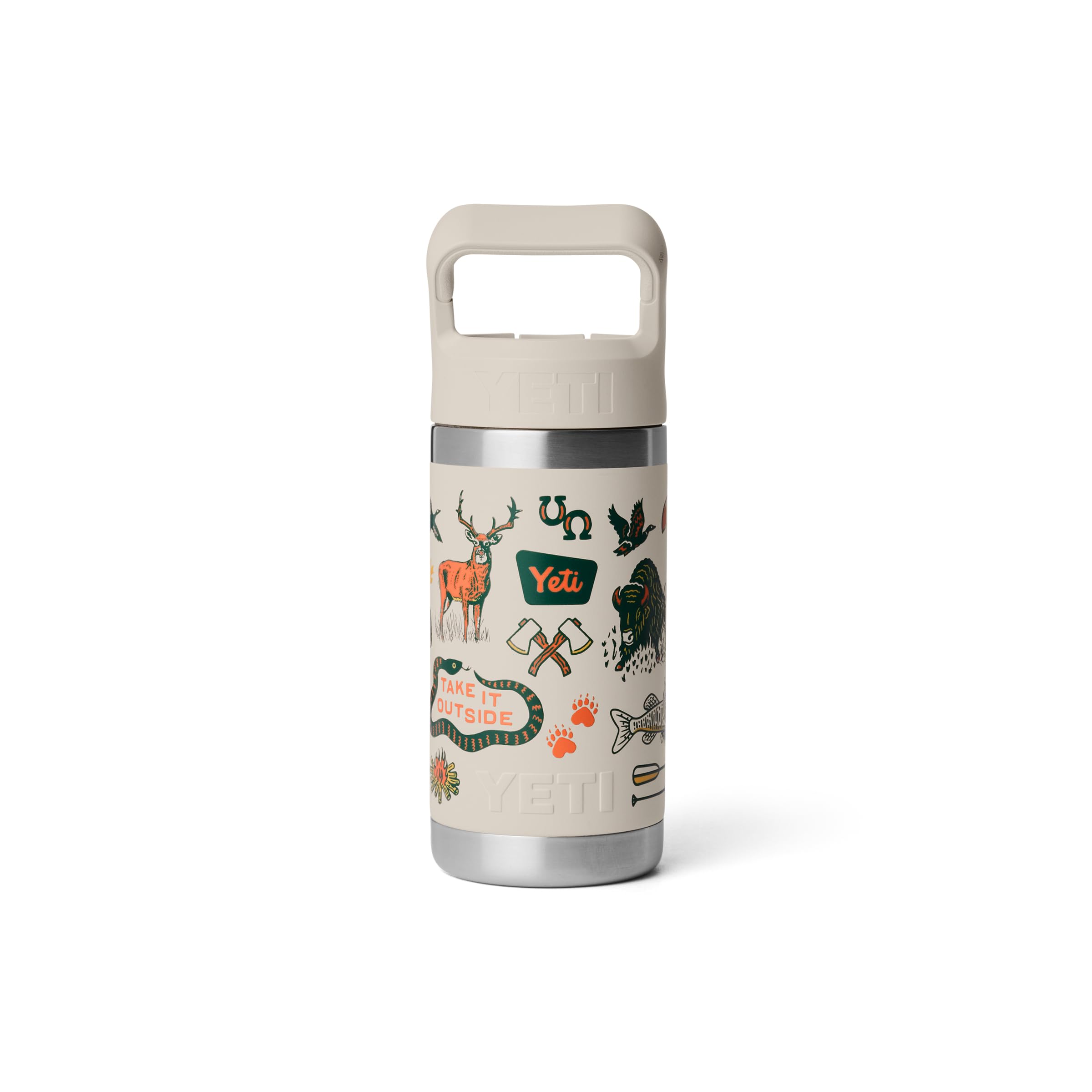 YETI Rambler Jr. 12 oz Kinderflasche mit Strohhalmdeckel
