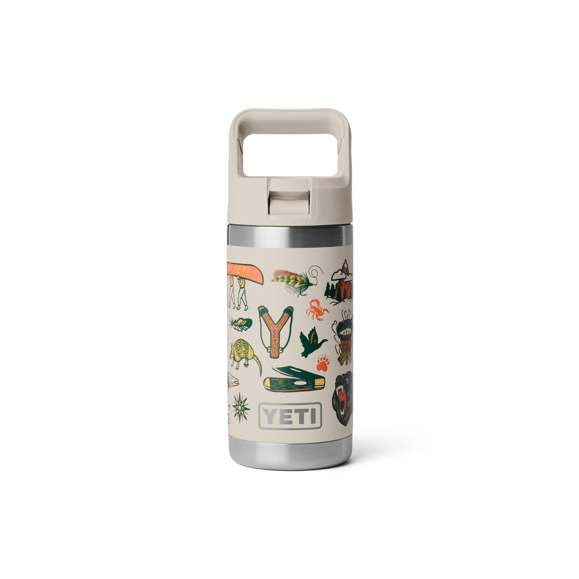 YETI Rambler Jr. 12 oz Kinderflasche mit Strohhalmdeckel
