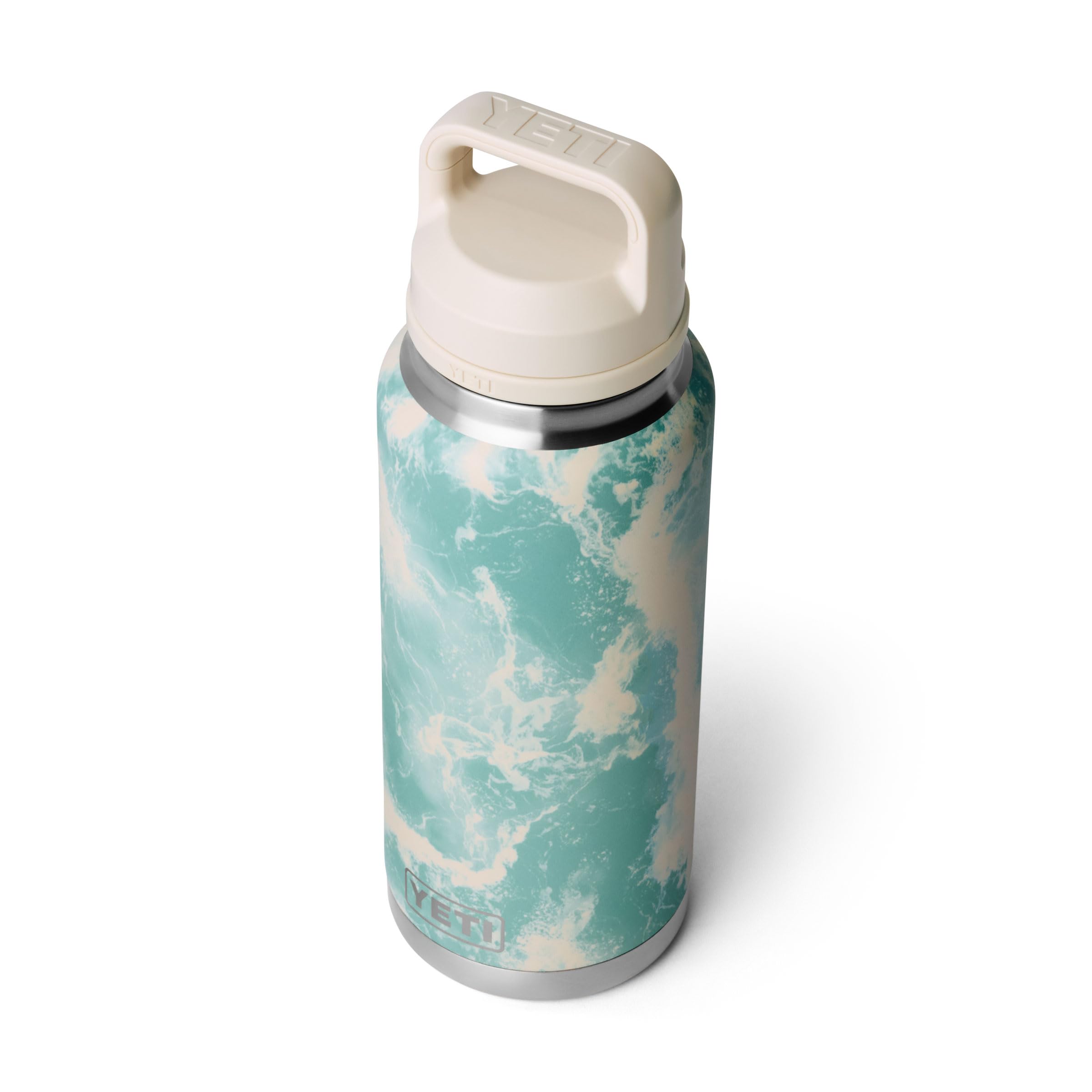 YETI Rambler 1,1l Flasche mit Chug-Verschluss, Vakuumisolierte Edelstahl-Trinkflasche, Tropenpink