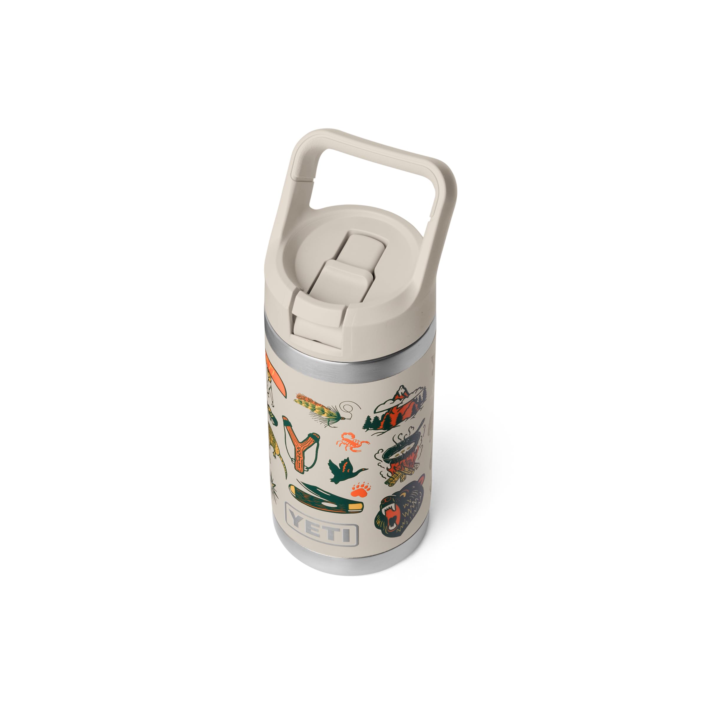 YETI Rambler Jr. 12 oz Kinderflasche mit Strohhalmdeckel