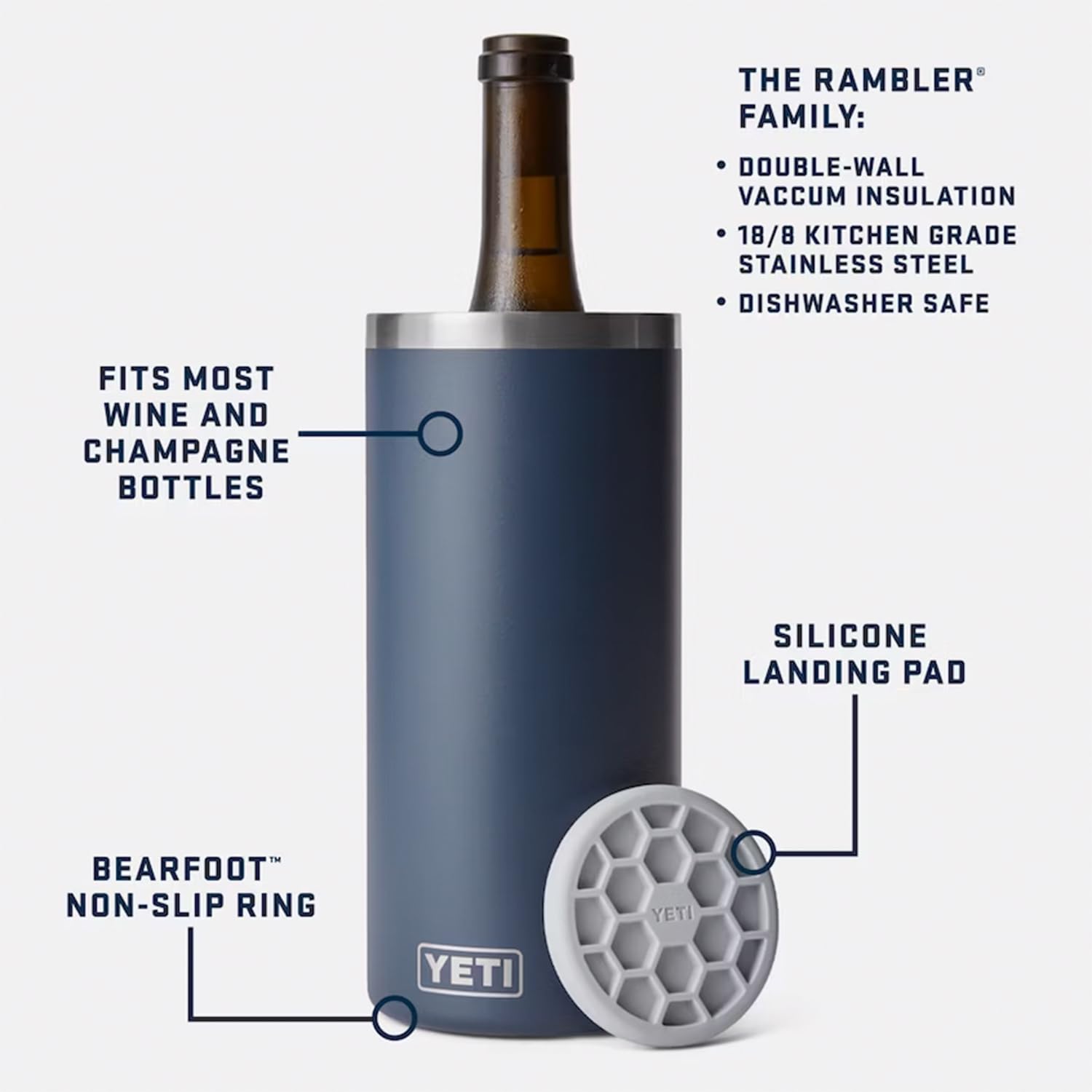 YETI Rambler Cosmic Lilac Getränke-Set – Weinkühler & Getränkeeimer