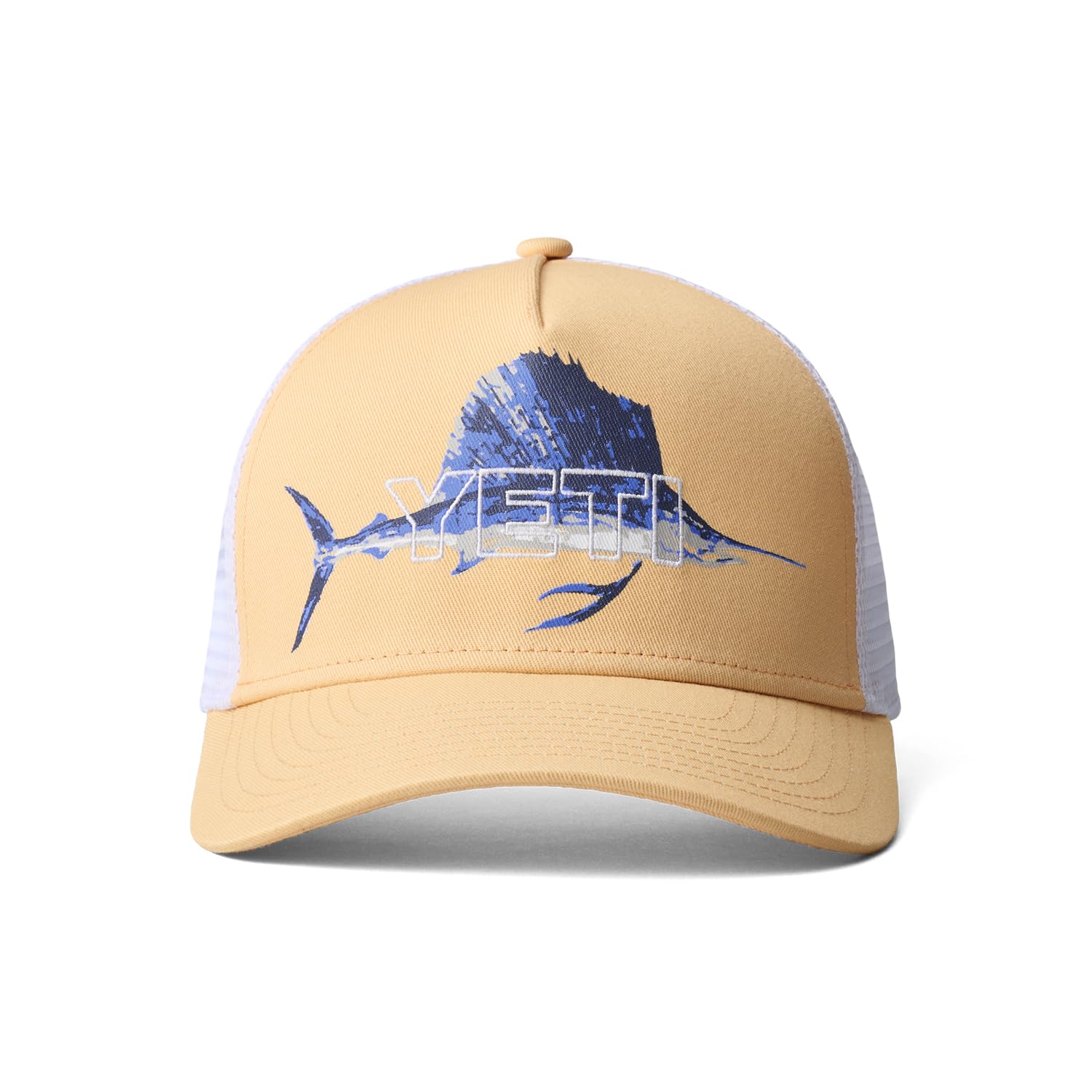 YETI Sailfish Badge Mid Pro Trucker Hat, Lachs