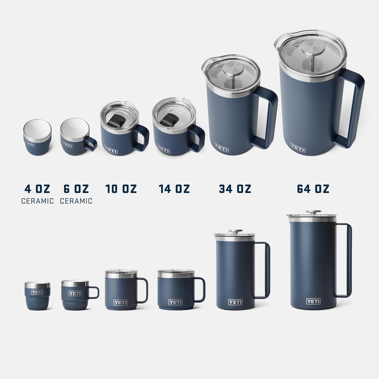 YETI Rambler 10 oz Ceramic Lined Stackable Mug – Kirschblüte