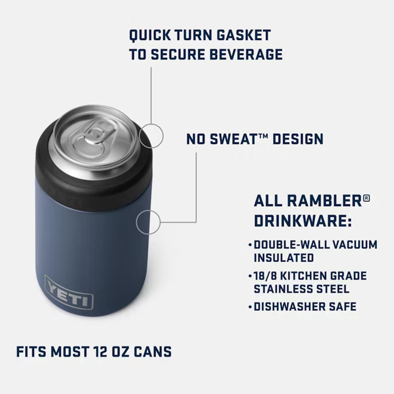 YETI Rambler Colster 2.0 12 oz Dosenkühler, Königblau