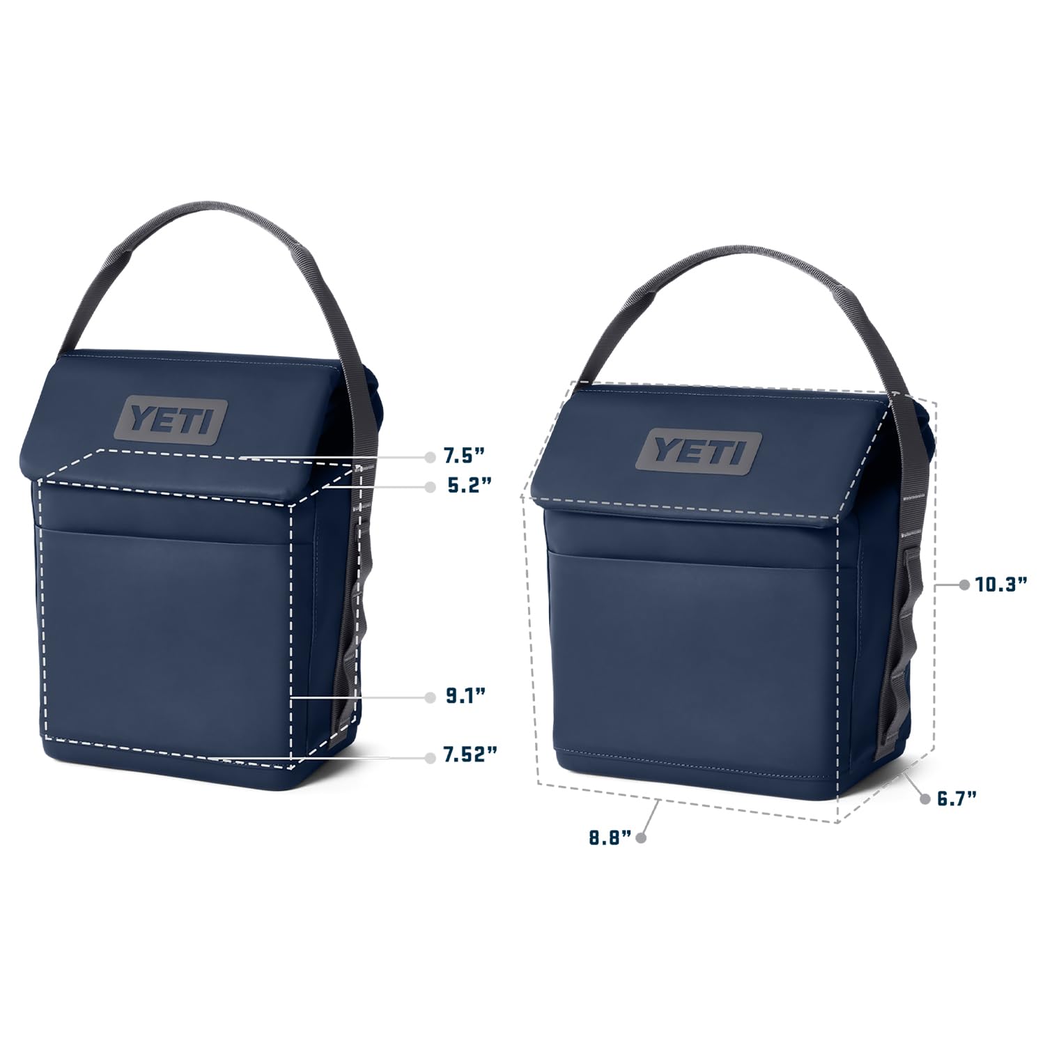 YETI Rambler 8 oz Food Jar & Daytrip 6L Isolierte Kühltasche Bundle, Rescue Red