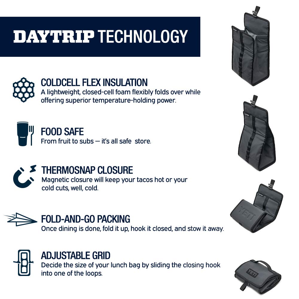 YETI Daytrip zusammenklappbare Lunchtasche, Navy