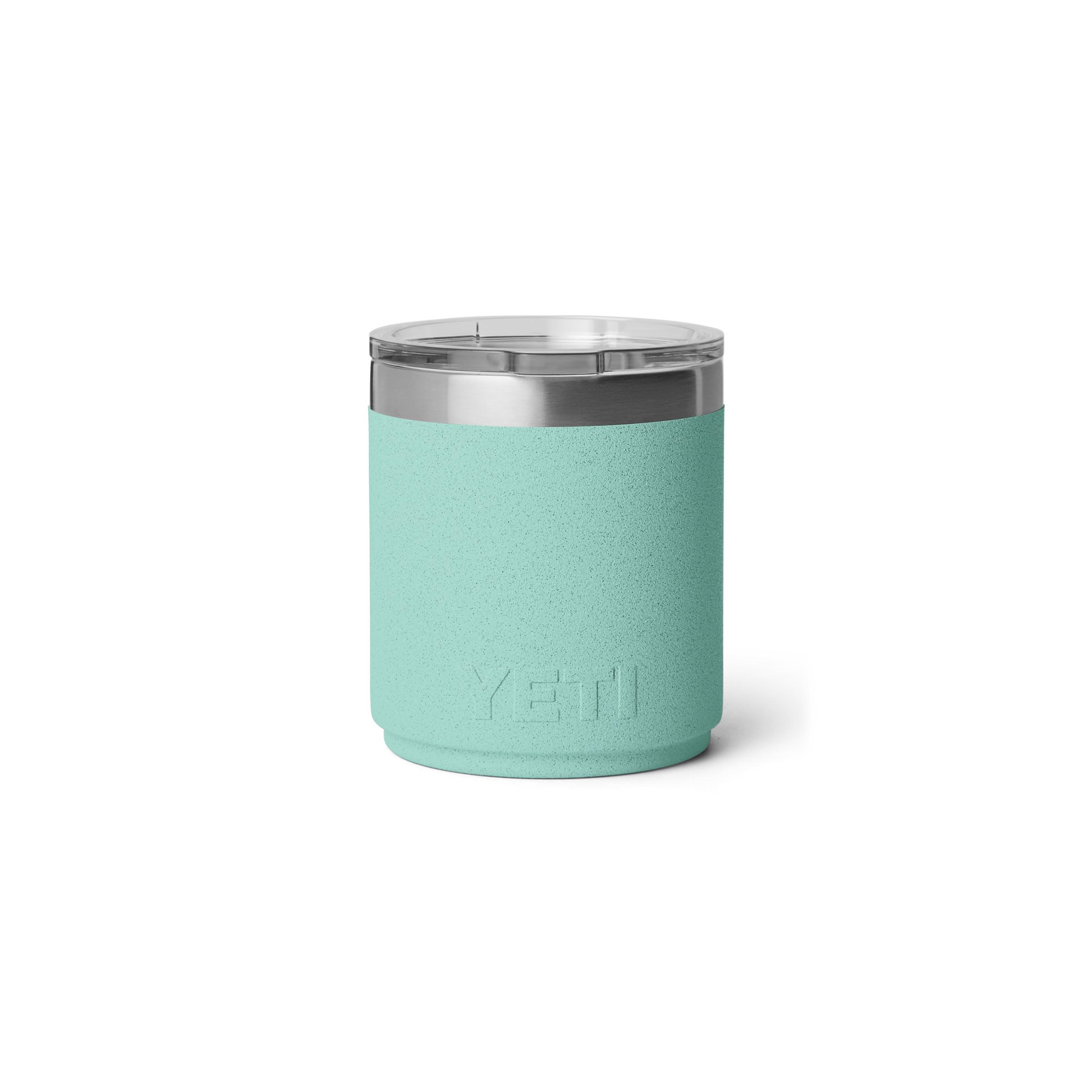 YETI Rambler 10 oz Keramikbeschichteter Lowball 2.0, Vakuumisoliert mit MagSlider Deckel, Sea Stone