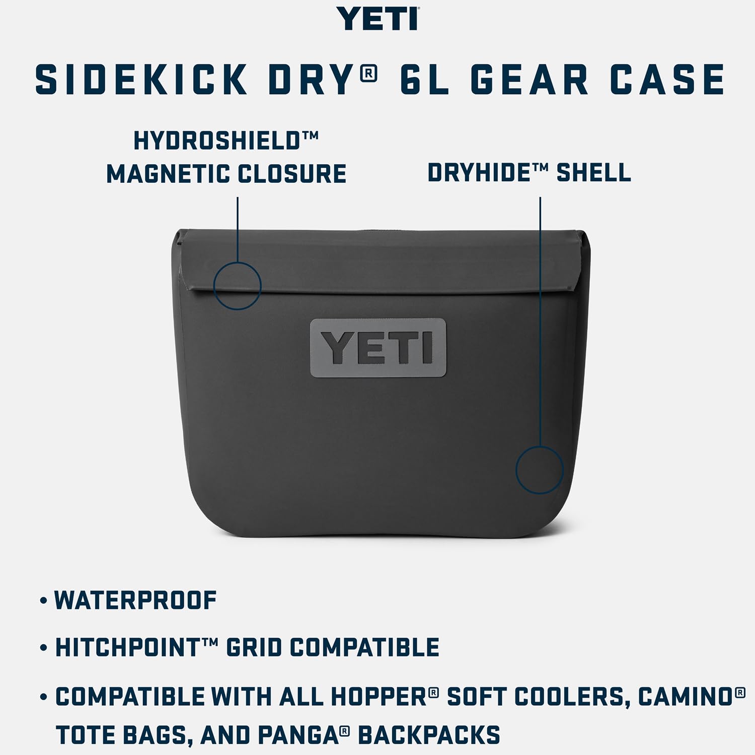 YETI Sidekick Dry 6L wasserdichte Gear-Tasche – Navy