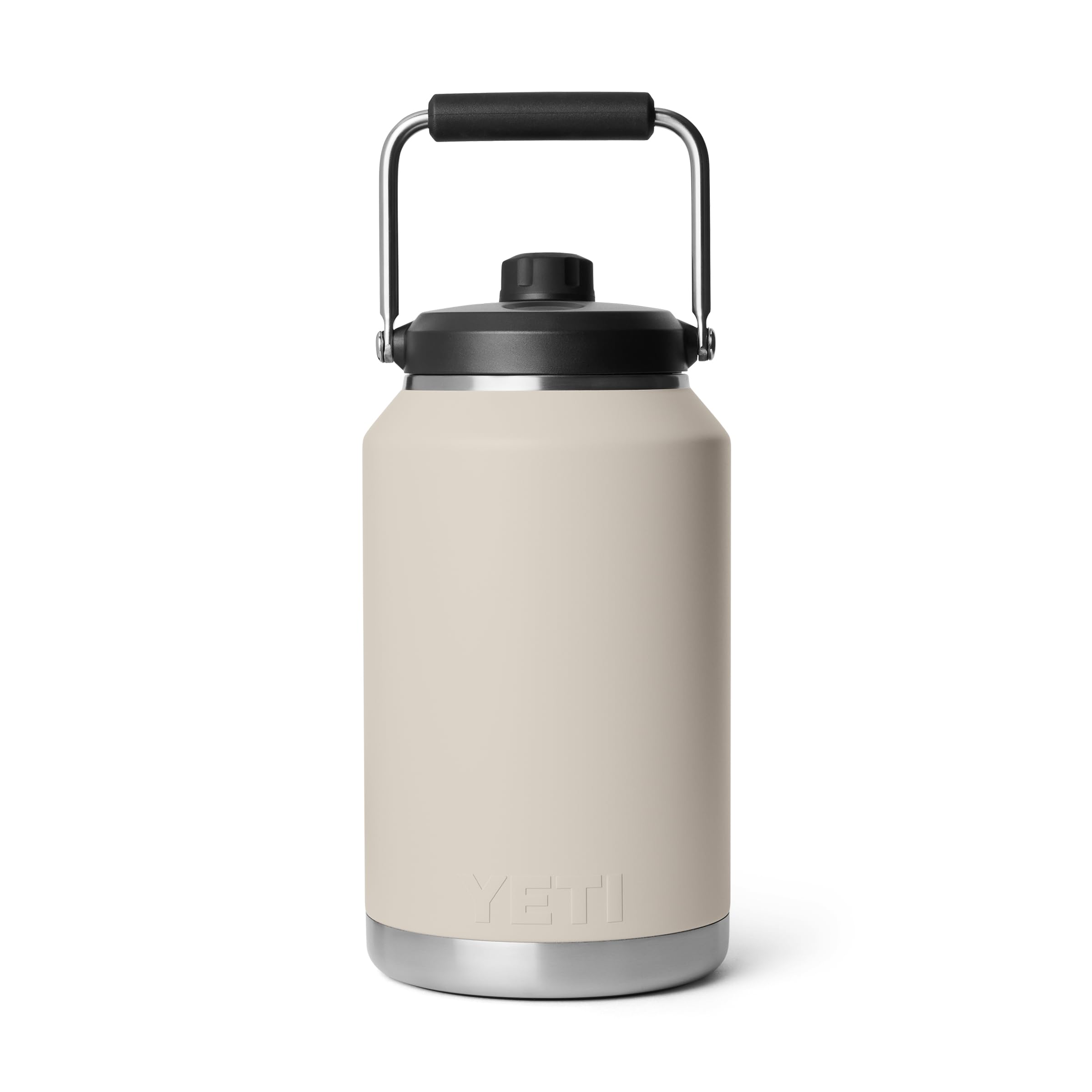 YETI Rambler 3,78 L (1 Gallone) Krug 2.0 – Vakuumisoliert, auslaufsicher, Cape Taupe