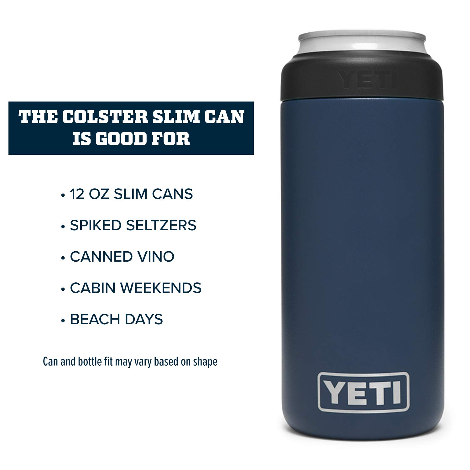YETI Rambler 12 oz. Colster Slim – Dosenkühler für schlanke 355-ml-Dosen