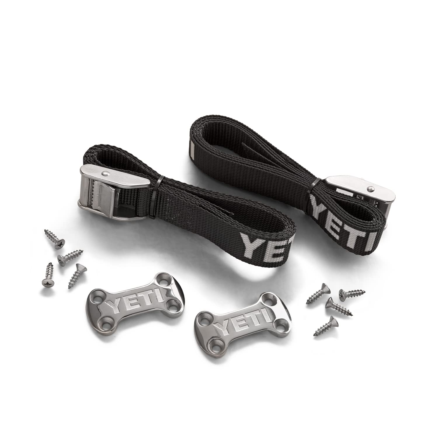 YETI Tie Down Kit für Tundra Kühlboxen – Edelstahl-Zurrgurt-Set