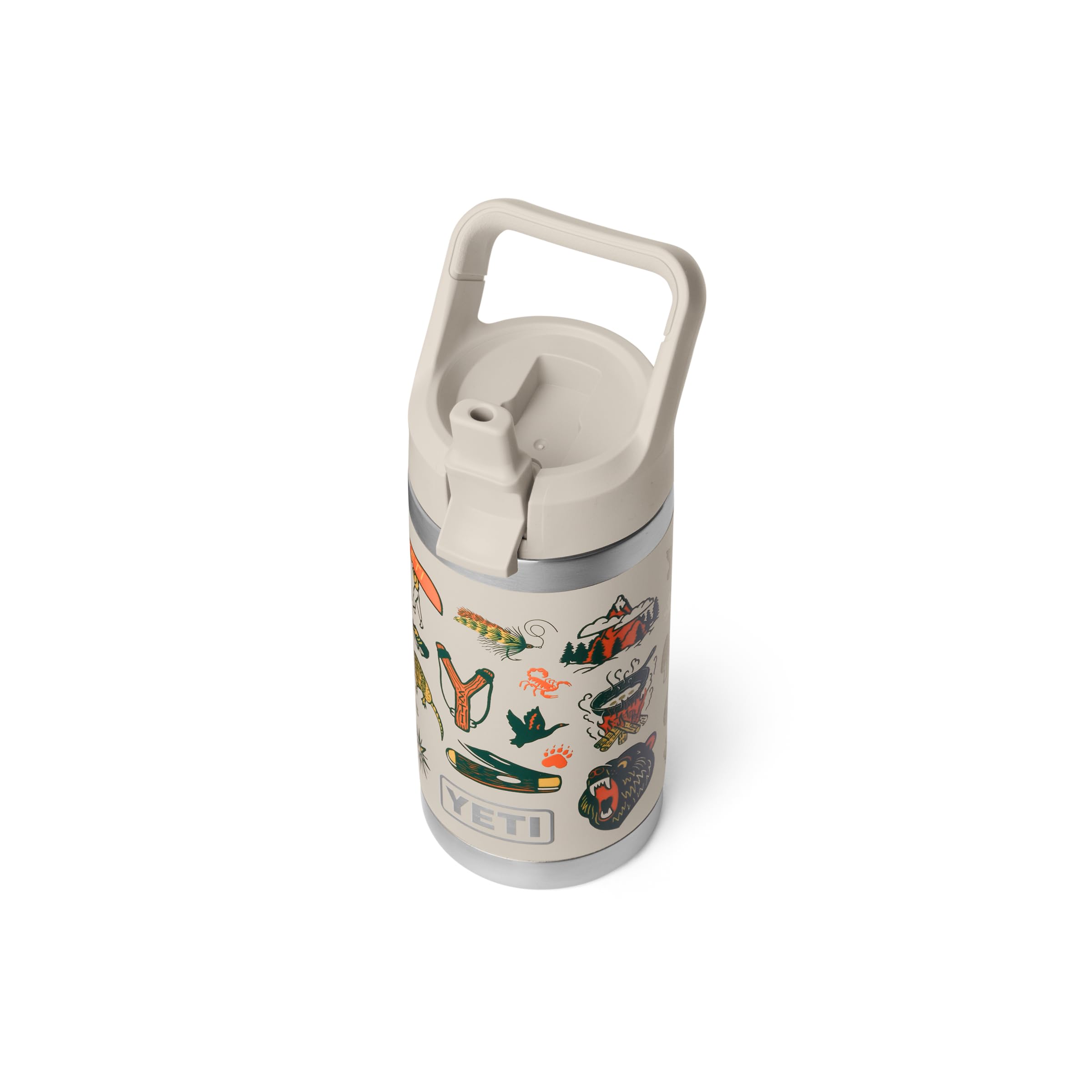 YETI Rambler Jr. 12 oz Kinderflasche mit Strohhalmdeckel