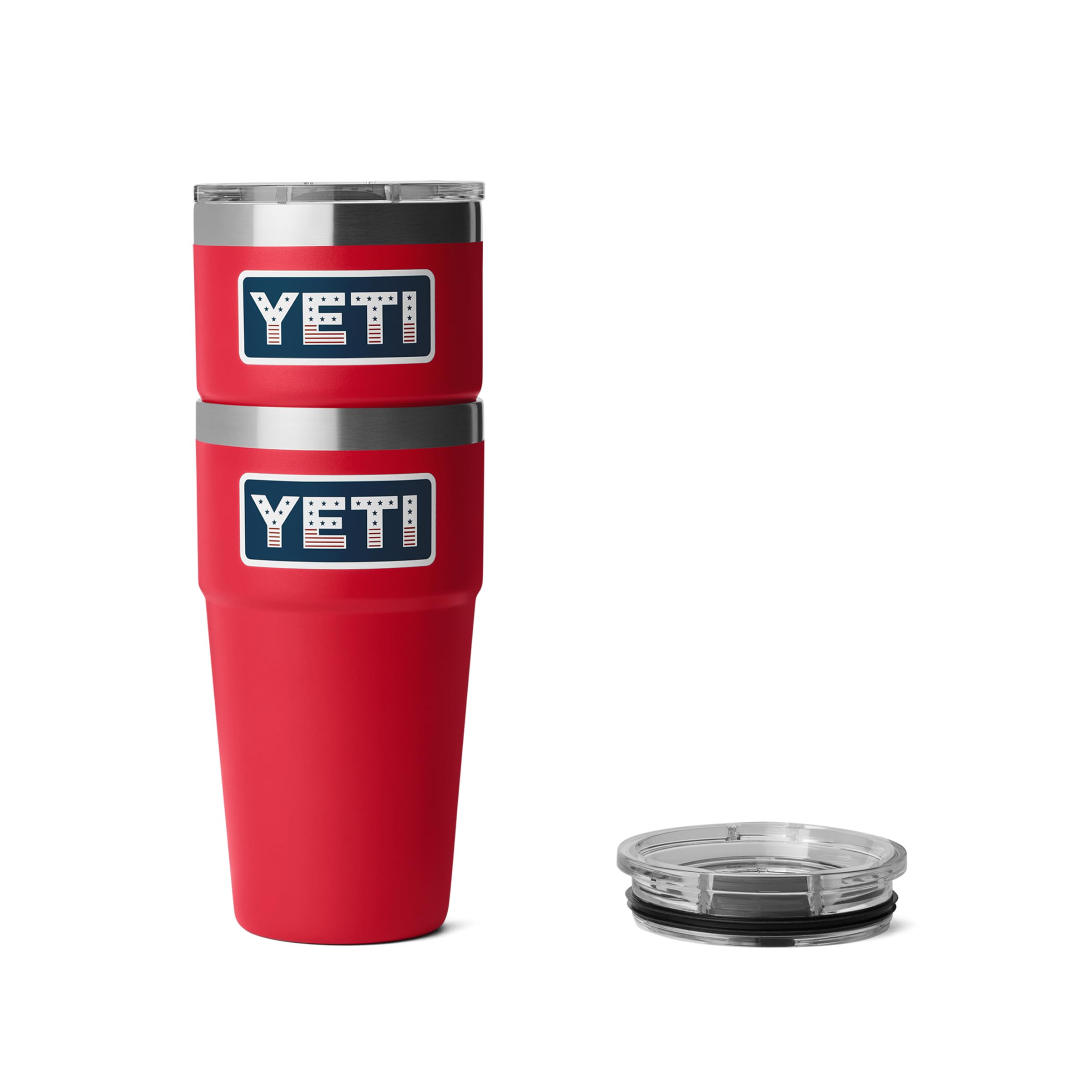 YETI Rambler 20 oz Stackable Tumbler – Edelstahl, Vakuumisoliert mit MagSlider Deckel