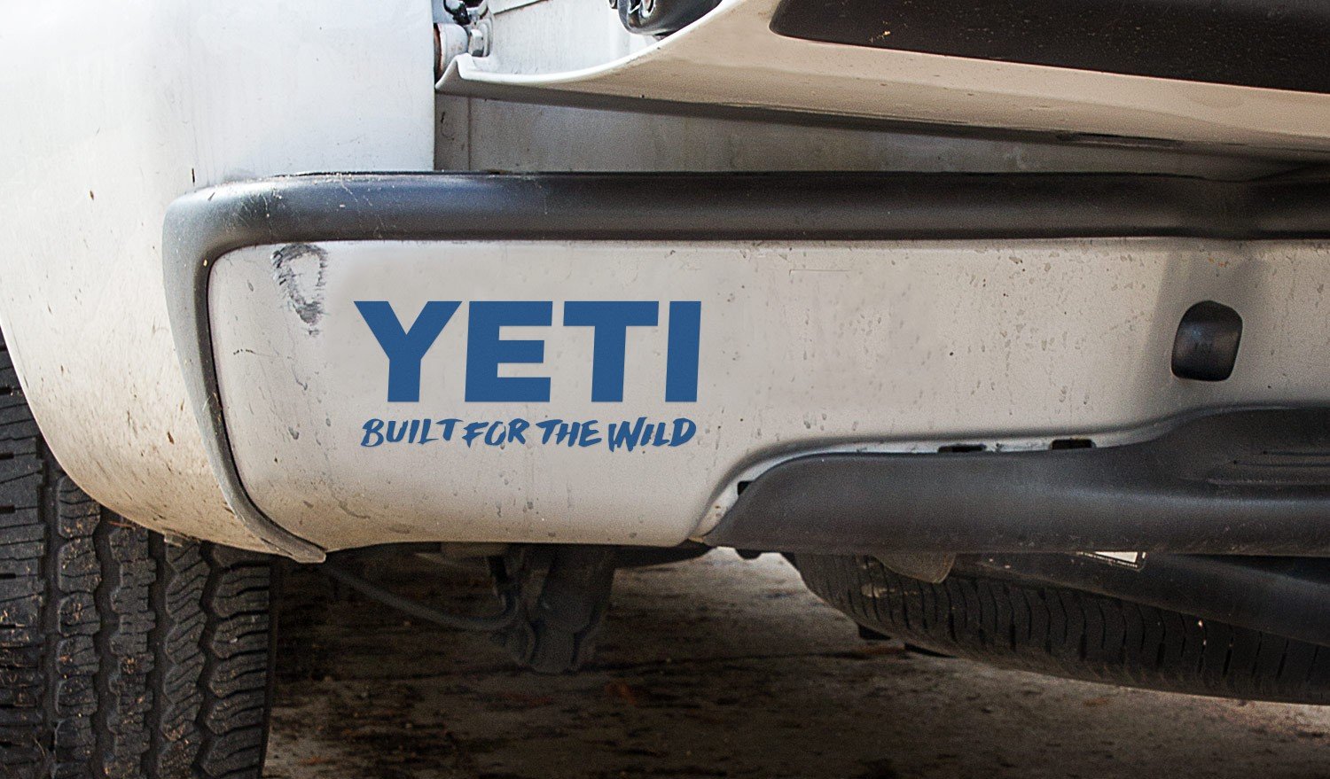 YETI Built for The Wild Fensteraufkleber – 15,9 x 6,9 cm