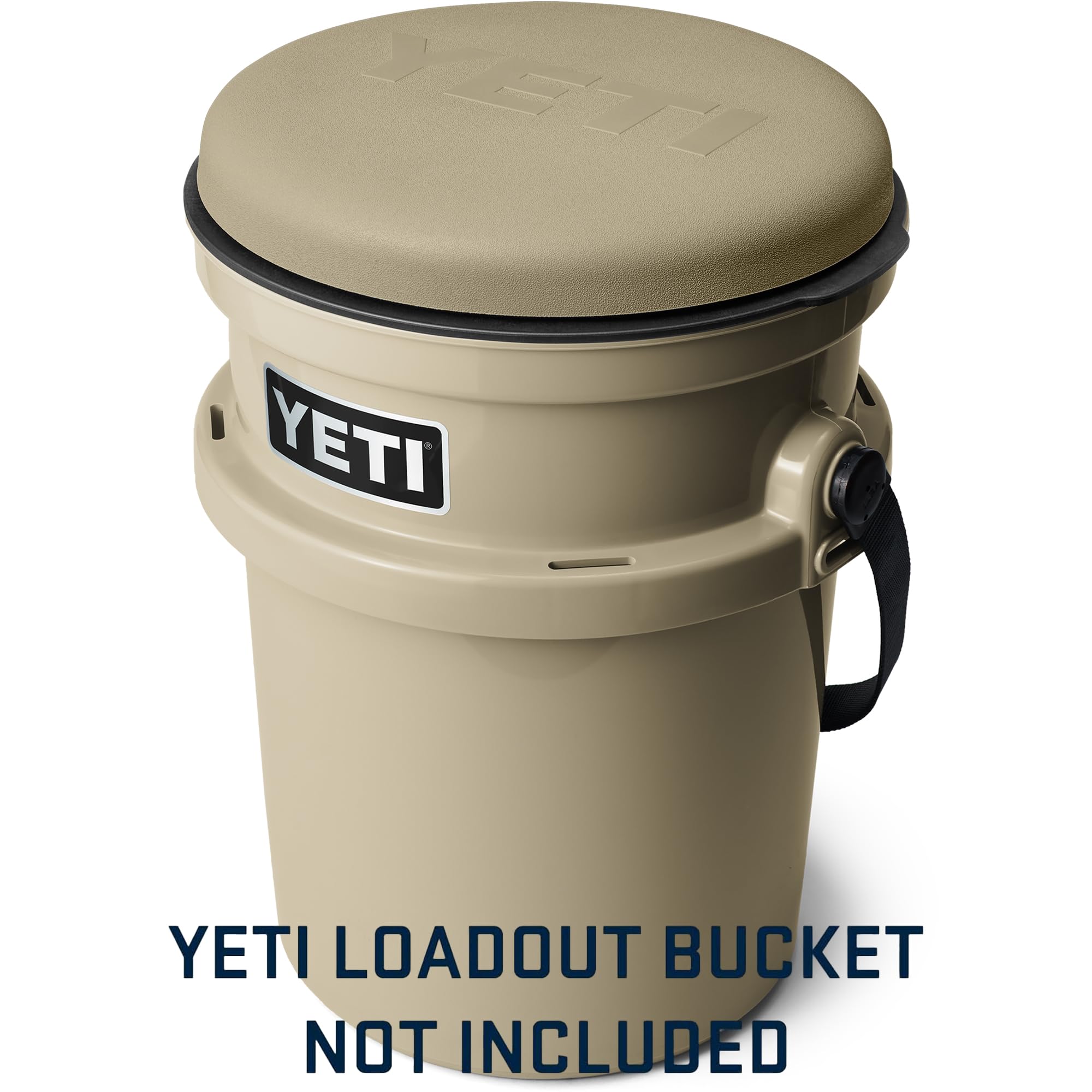 YETI LoadOut Bucket Drehsitz – 360°-Drehgelagerter Sitzaufsatz für 18,9-Liter-Eimer