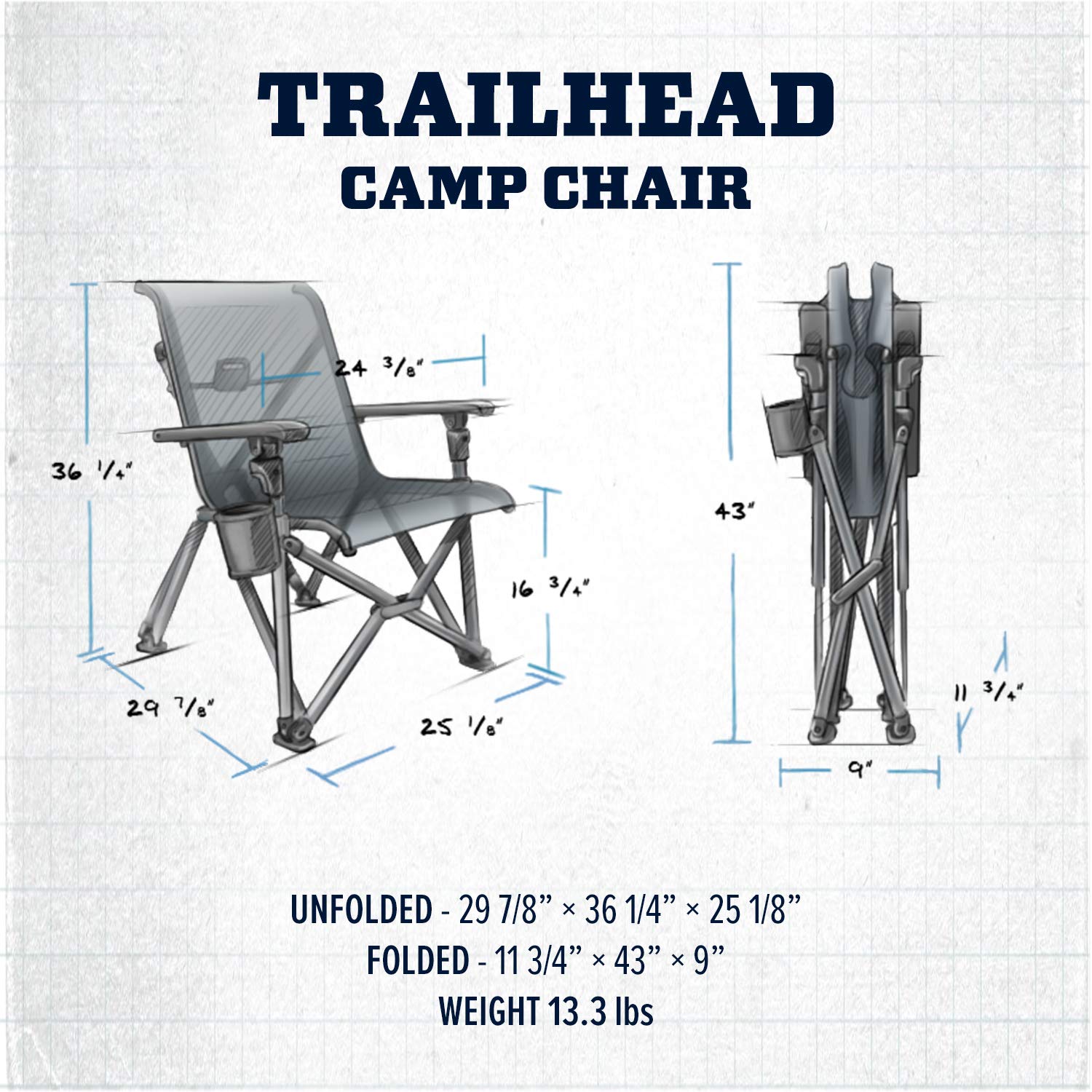 YETI Trailhead Camp Chair — Klappstuhl mit Tragetasche