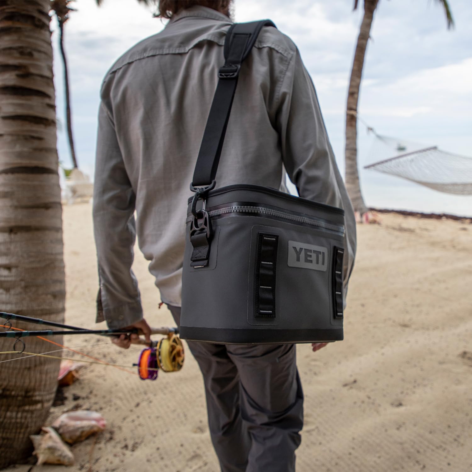 YETI Hopper Flip 8 Tragbare Kühlbox, Olive