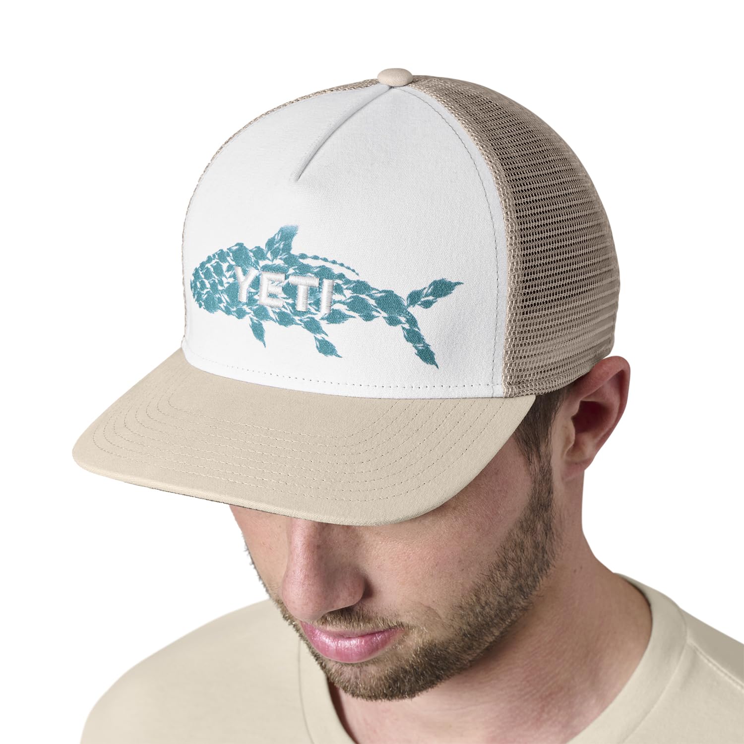 YETI Tarpon Flies Badge Mid Pro Trucker Hat