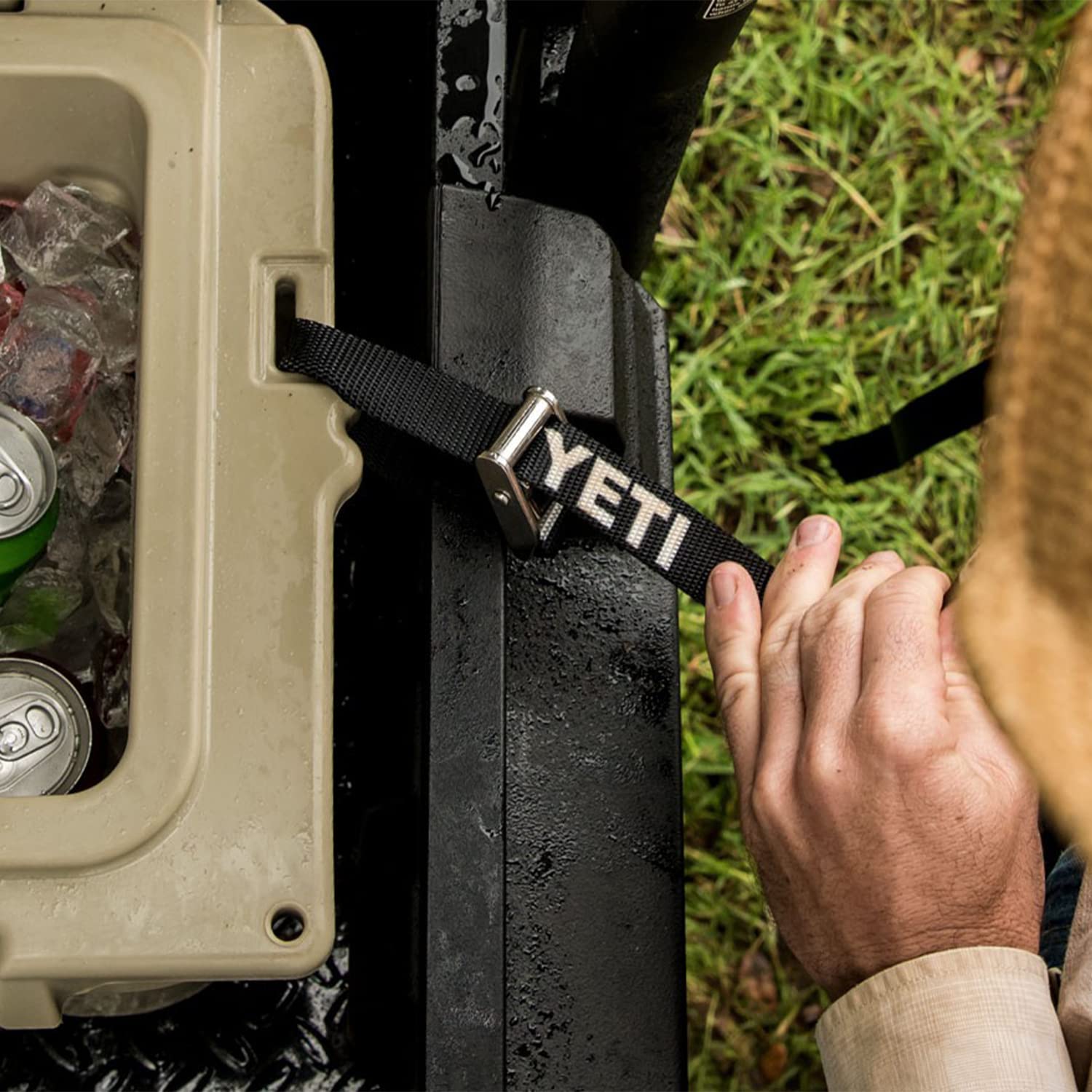 YETI Tie Down Kit für Tundra Kühlboxen – Edelstahl-Zurrgurt-Set