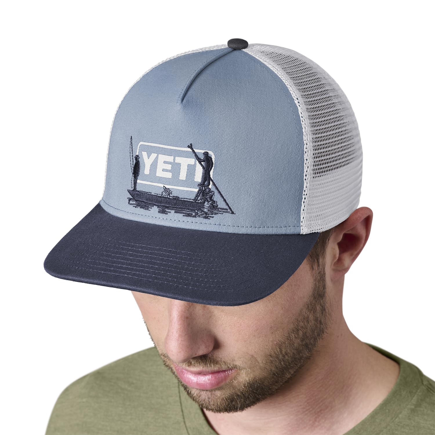 YETI Skiff Logo Badge Mid Pro Trucker Cap