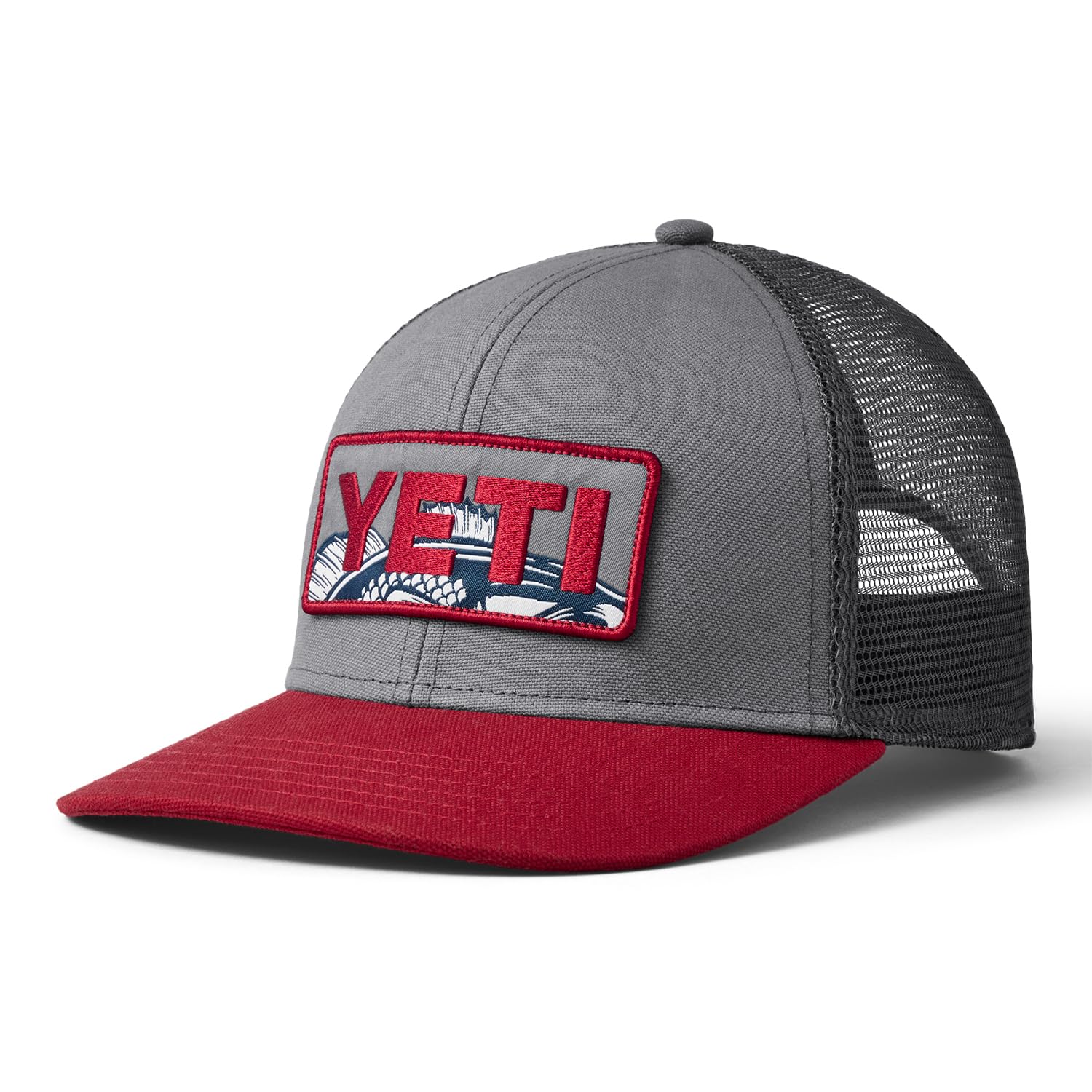 YETI Bass Badge Mid Pro Trucker Hat, Schwarz