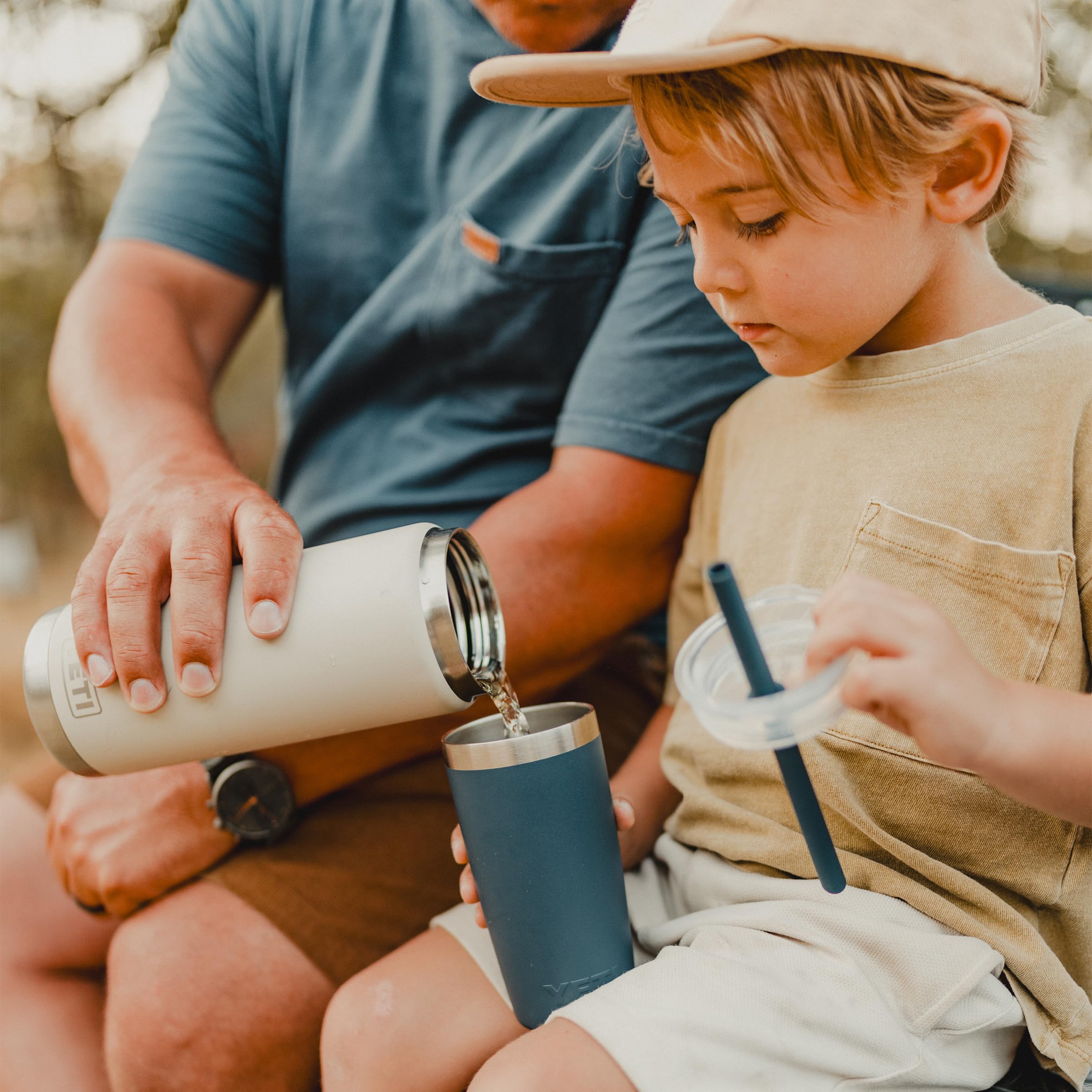 YETI Rambler Jr. 10 oz Tumbler – Kinder-Trinkbecher mit Silikon-Strohhalmdeckel