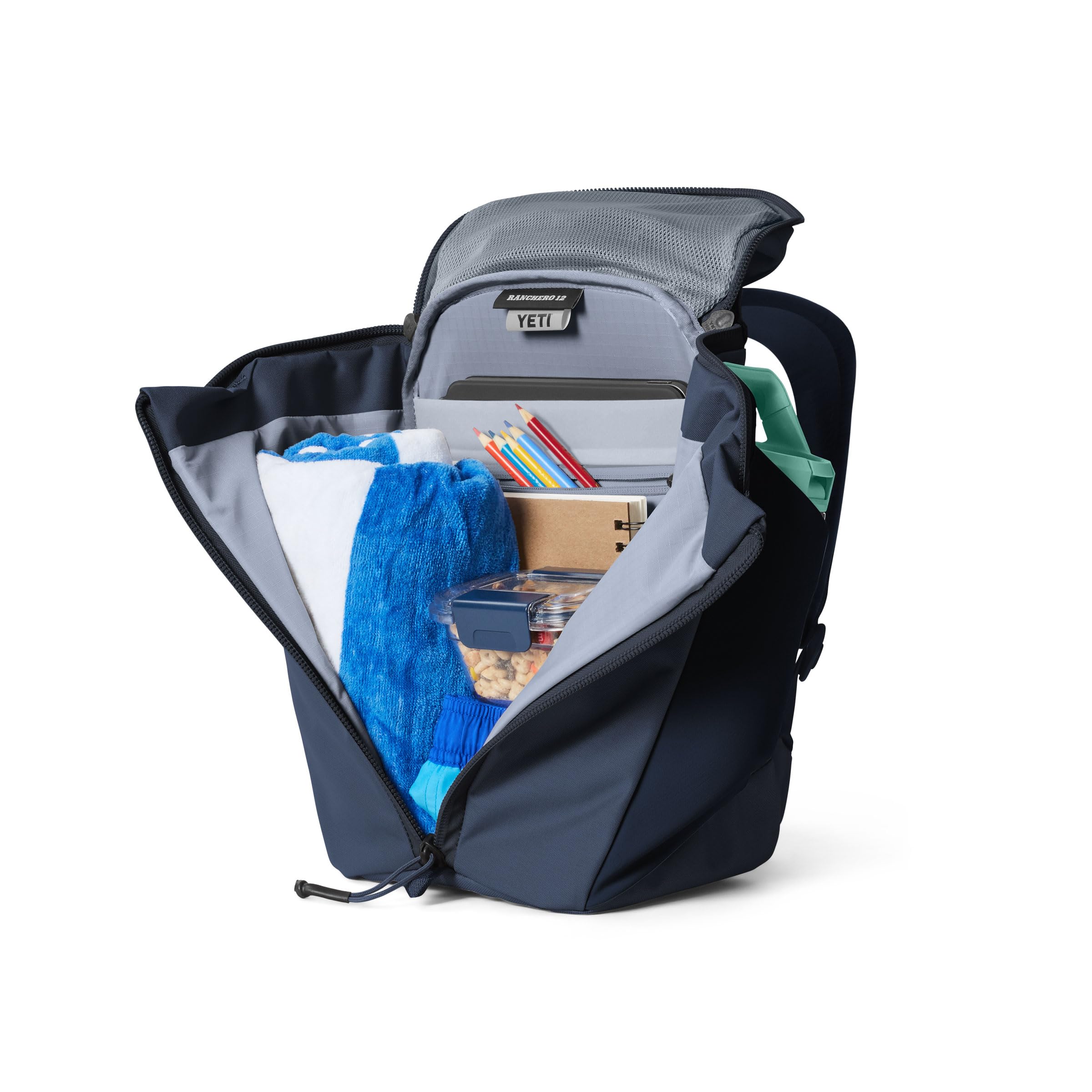 YETI Ranchero Rucksack 12L, Alltags-Rucksack, Strukturiert & Robust, Classic Navy